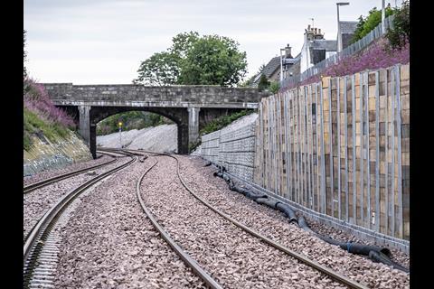 The line between Aberdeen and Dyce reopened on August 20 following a 14-week closure to permit upgrading work including double-tracking.